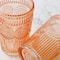 Kate Aspen® 13oz. Vintage Textured Rose Gold Drinking Glasses, 6ct.